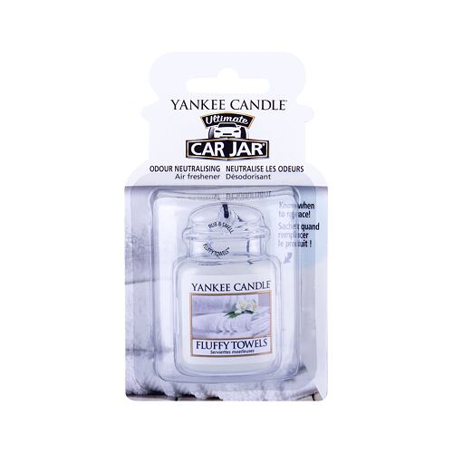 Vůně do auta Yankee Candle Fluffy Towels Car Jar 1 ks