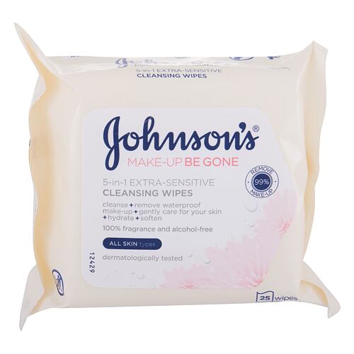 Čisticí ubrousky Johnson´s Face Care Extra Sensitive 25 ks
