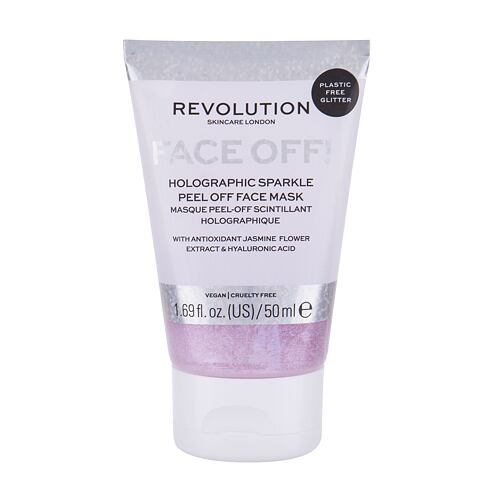 Pleťová maska Revolution Skincare Face Off! Holographic Sparkle 50 ml