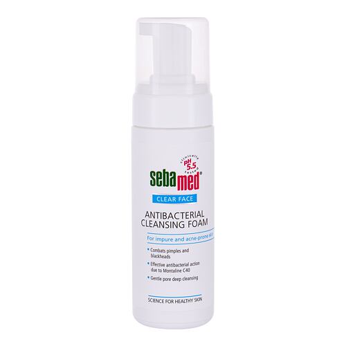 Čisticí pěna SebaMed Clear Face Antibacterial 150 ml poškozená krabička