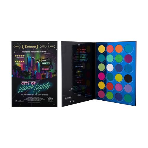 Oční stín Rude Cosmetics City of Neon Lights 36 g