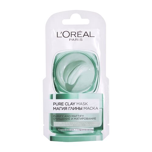 Pleťová maska L'Oréal Paris Pure Clay Purity Mask 6 ml