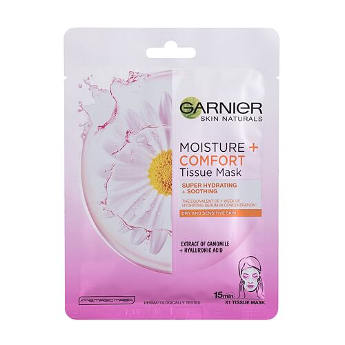 Pleťová maska Garnier Skin Naturals Moisture + Comfort 1 ks