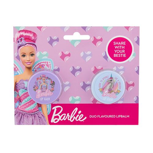 Balzám na rty Barbie Barbie Duo 10 g Kazeta