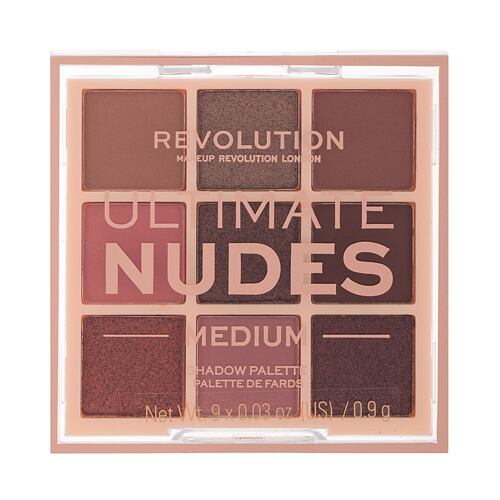 Oční stín Makeup Revolution London Ultimate Nudes 8,1 g Medium