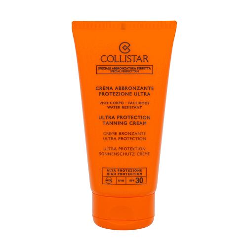 Opalovací přípravek na tělo Collistar Special Perfect Tan Ultra Protection Tanning Cream SPF30 150 ml poškozená krabička