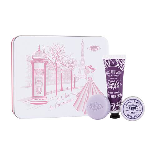 Krém na ruce Institut Karité Light Hand Cream Lavender & Shea 30 ml Kazeta