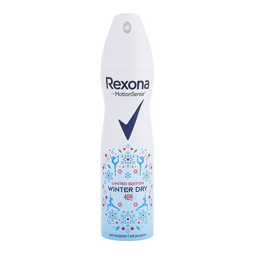 Antiperspirant Rexona MotionSense Winter Dry 48H 150 ml poškozený flakon