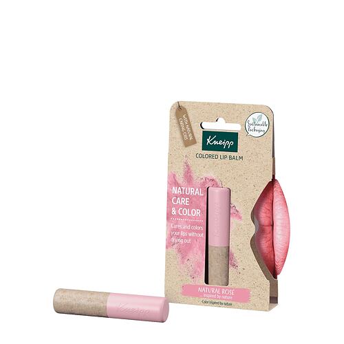 Balzám na rty Kneipp Natural Care & Color 3,5 g Natural Rose