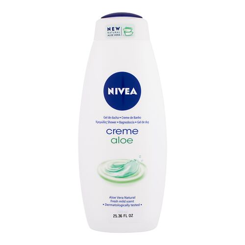 Sprchový gel Nivea Creme Aloe 750 ml poškozený flakon