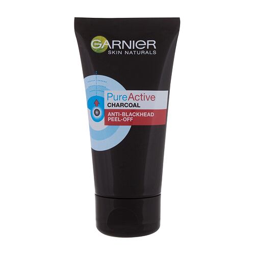 Pleťová maska Garnier Pure Active Charcoal Anti-Blackhead Peel-Off 50 ml poškozená krabička
