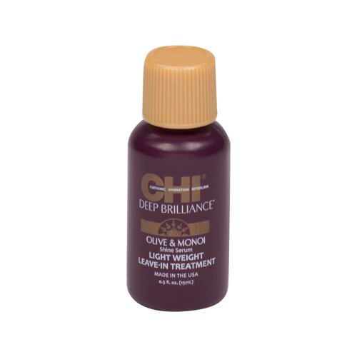 Pro lesk vlasů Farouk Systems CHI Deep Brilliance Shine Serum 15 ml poškozený flakon