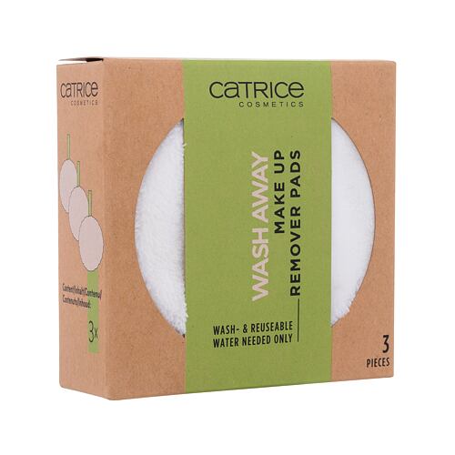 Odličovací tampony Catrice Wash Away Make Up Remover Pads 3 ks