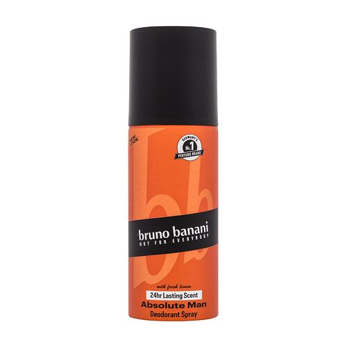 Deodorant Bruno Banani Absolute Man With Fresh Lemon 150 ml poškozený flakon