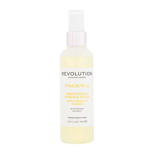 Pleťová voda a sprej Revolution Skincare Pineapple Brightening Essence Spray 100 ml