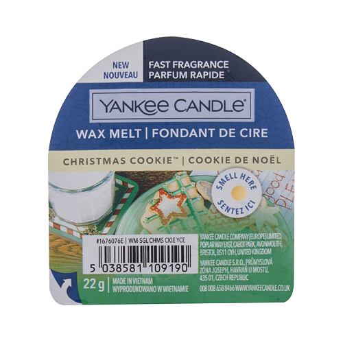 Vonný vosk Yankee Candle Christmas Cookie 22 g poškozený obal