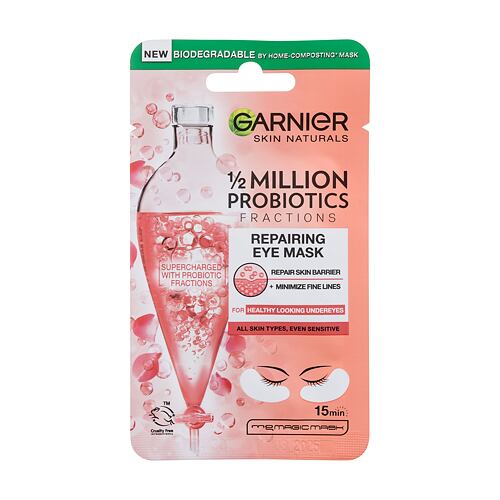 Maska na oči Garnier Skin Naturals 1/2 Million Probiotics Repairing Eye Mask 1 ks