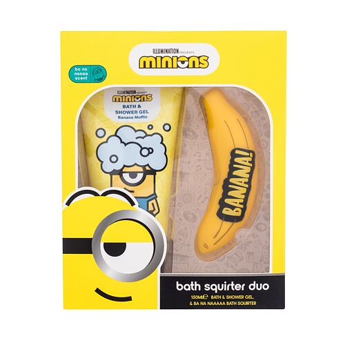 Sprchový gel Minions Bath Squirter Duo 150 ml poškozená krabička Kazeta