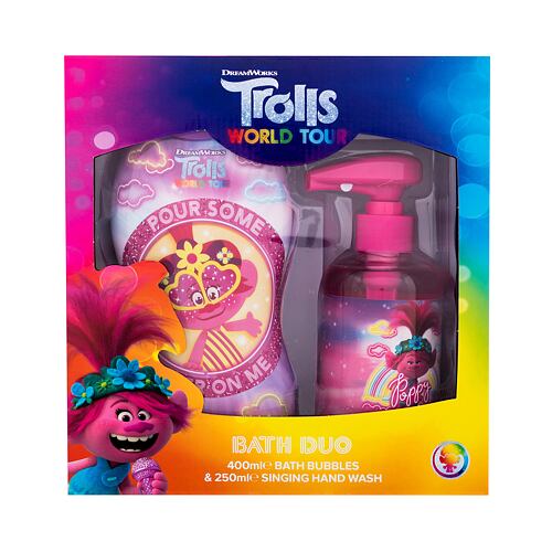Pěna do koupele DreamWorks Trolls World Tour Bath Duo 400 ml Kazeta