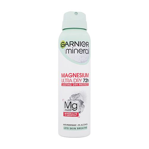 Antiperspirant Garnier Mineral Magnesium Ultra Dry 72h 150 ml