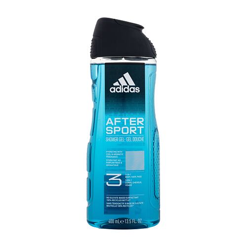 Sprchový gel Adidas After Sport Shower Gel 3-In-1 400 ml