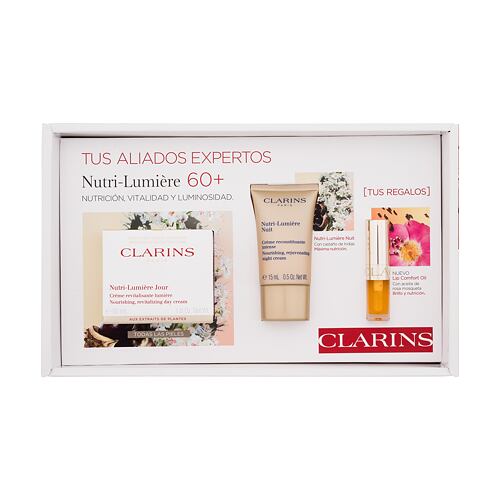 Denní pleťový krém Clarins Nutri-Lumière Gift Set 60+ 50 ml Kazeta