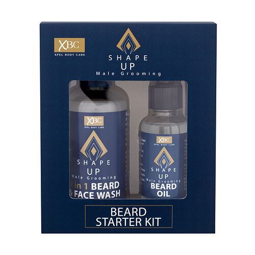 Čisticí gel Xpel Shape Up Beard Starter Kit 100 ml poškozená krabička Kazeta