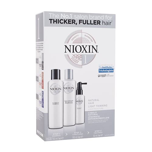 Šampon Nioxin System 1 150 ml poškozená krabička Kazeta