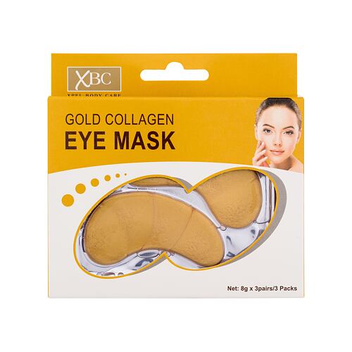 Maska na oči Xpel Gold Collagen Eye Mask 3 ks poškozená krabička