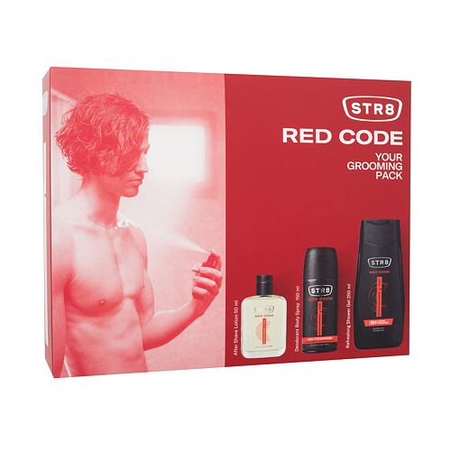 Voda po holení STR8 Red Code 50 ml poškozená krabička Kazeta