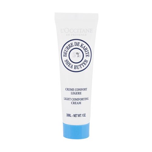Denní pleťový krém L'Occitane Shea Butter Light Comforting Cream 30 ml poškozená krabička