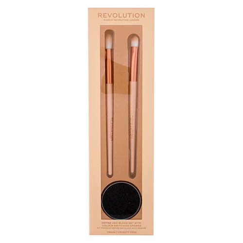 Štětec Makeup Revolution London Define & Blend 1 ks poškozená krabička
