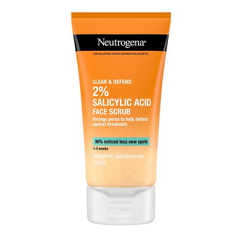 Peeling Neutrogena Clear & Defend Facial Scrub 150 ml