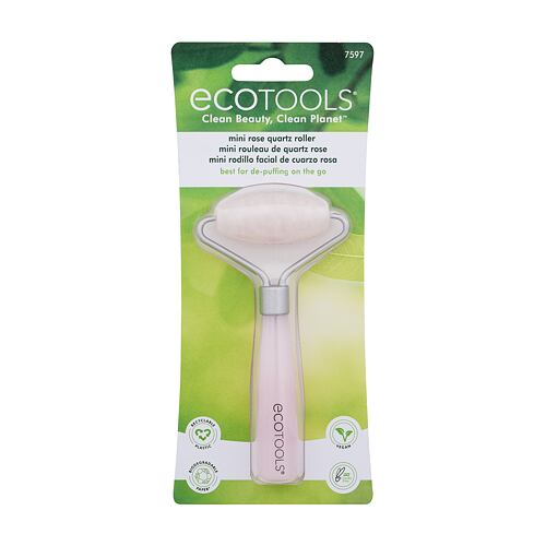 Masážní váleček a kámen EcoTools Facial Roller Mini Rose Quartz 1 ks