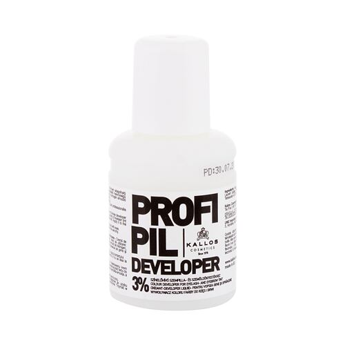 Barva na obočí Kallos Cosmetics Profi Pil Developer 3% 60 ml poškozený flakon