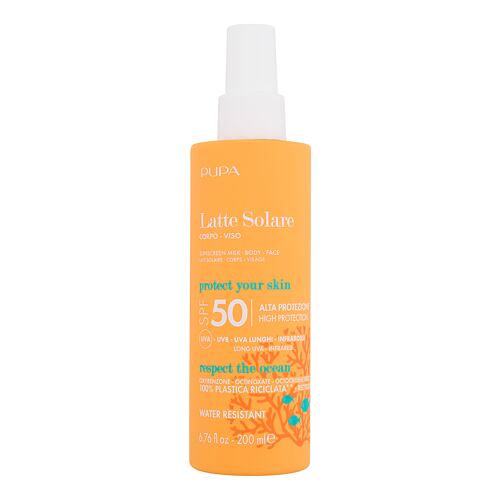 Opalovací přípravek na tělo Pupa Sunscreen Milk SPF50 200 ml
