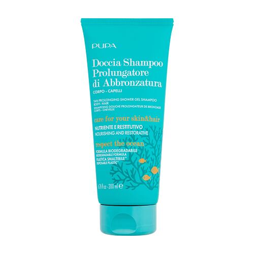 Přípravek po opalování Pupa Tan Prolonging Shower Gel Shampoo Body-Hair 200 ml
