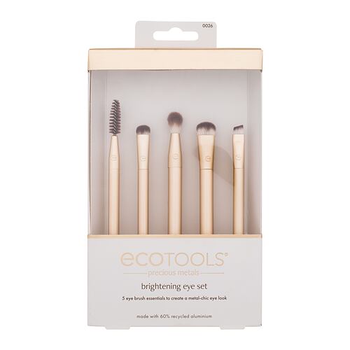 Štětec EcoTools Precious Metals Brightening Eye Set 1 ks poškozená krabička
