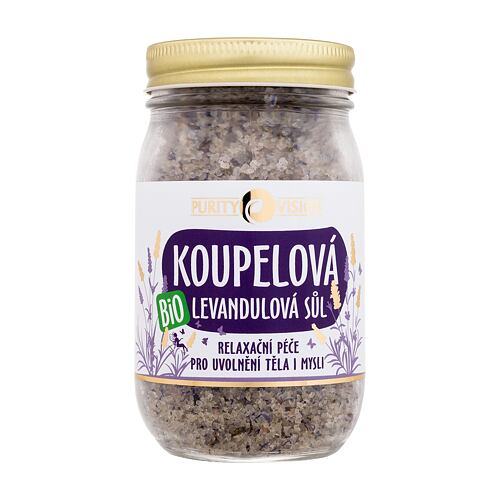 Koupelová sůl Purity Vision Lavender Bio Bath Salt 400 g