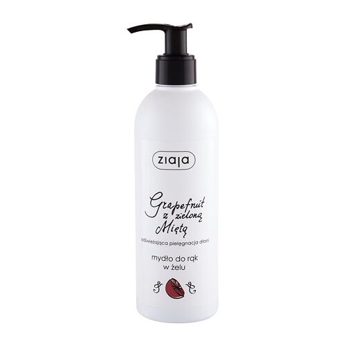 Tekuté mýdlo Ziaja Hand Wash Grapefruit & Green Mint 270 ml poškozený flakon