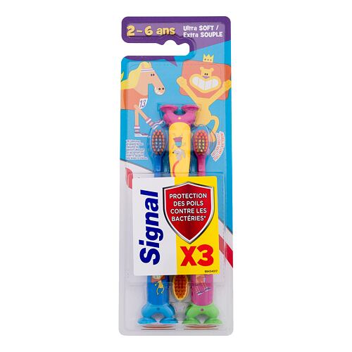 Klasický zubní kartáček Signal Kids Ultra Soft 3 ks