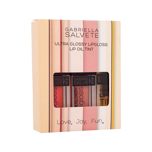 Lesk na rty Gabriella Salvete Ultra Glossy Lipgloss & Lip Oil Set 4 ml poškozená krabička Kazeta