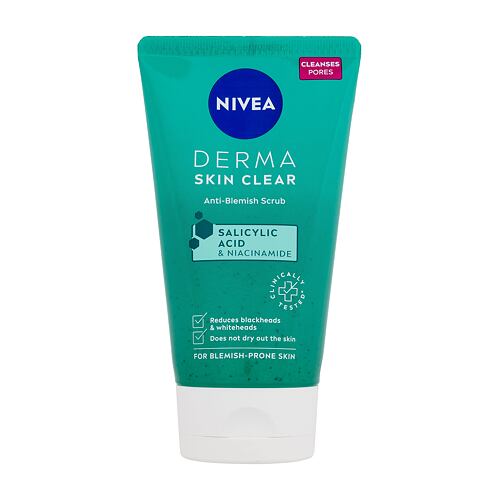 Peeling Nivea Derma Skin Clear Anti-Blemish Scrub 150 ml