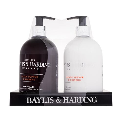 Tělové mléko Baylis & Harding For Him Black Pepper & Ginseng 500 ml Kazeta