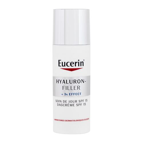 Denní pleťový krém Eucerin Hyaluron-Filler + 3x Effect Day SPF15 50 ml poškozená krabička