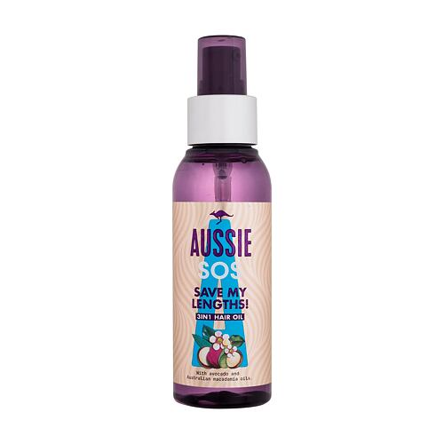 Olej na vlasy Aussie SOS Save My Lengths! 3in1 Hair Oil 100 ml