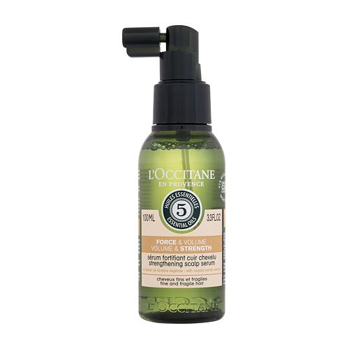 Sérum na vlasy L'Occitane Aromachology Volume & Strength Scalp Serum 100 ml
