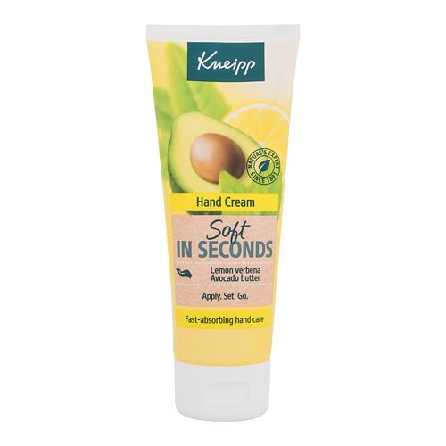 Krém na ruce Kneipp Hand Cream Soft In Seconds Lemon Verbena & Apricots 75 ml