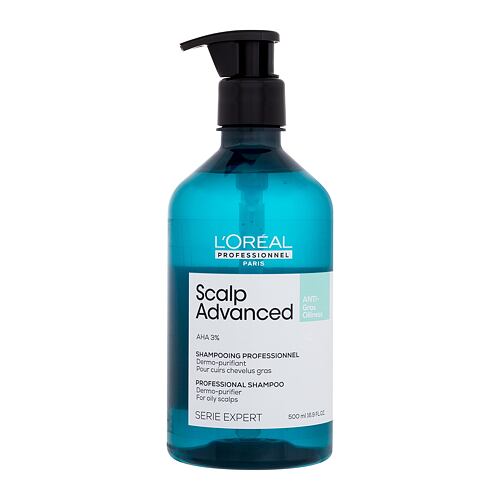 Šampon L'Oréal Professionnel Scalp Advanced Anti-Oiliness Professional Shampoo 500 ml