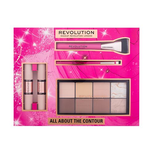 Konturovací paletka Makeup Revolution London All About The Contour Gift Set 16 g Kazeta
